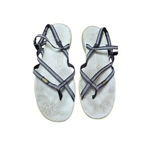 Keen La Paz Women's Black/Gray Strappy Hiking Outdoor Sandals Size 9